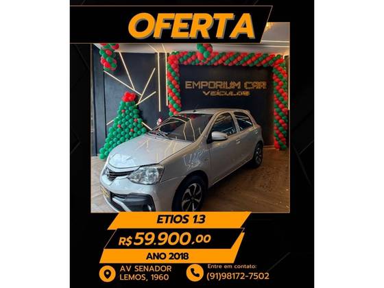 TOYOTA ETIOS 1.3 X 16V FLEX 4P MANUAL